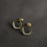 ピアス 金属アレルギー対応 つけっぱなし 小ぶり シンプル 18k シルバー | Noelmarket | 詳細画像12 