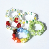 ビーズ 指輪 レディース 金属アレルギー フラワー ビーズ フリーサイズ | Noelmarket | 詳細画像8 