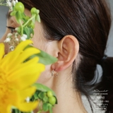 ピアス 金属アレルギー対応 つけっぱなし フープ シンプル 18k シルバー | Noelmarket | 詳細画像14