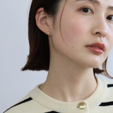 ピアス 金属アレルギー対応 つけっぱなし ダイヤ 四つ葉 18k 小さめ | Noelmarket | 詳細画像3 