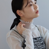 ピアス 金属アレルギー対応 つけっぱなし ダイヤ 四つ葉 18k 小さめ | Noelmarket | 詳細画像11 
