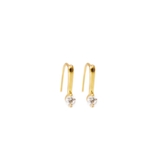 ゴールド | ピアス 金属アレルギー対応 つけっぱなし ダイヤ シンプル 18k 小さめ | Noelmarket