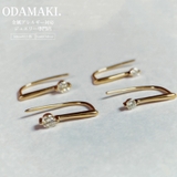 ピアス 金属アレルギー対応 つけっぱなし ダイヤ シンプル 18k 小さめ | Noelmarket | 詳細画像1