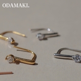 ピアス 金属アレルギー対応 つけっぱなし ダイヤ シンプル 18k 小さめ | Noelmarket | 詳細画像6