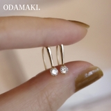 ピアス 金属アレルギー対応 つけっぱなし ダイヤ シンプル 18k 小さめ | Noelmarket | 詳細画像7