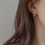 ピアス 金属アレルギー対応 つけっぱなし ダイヤ シンプル 18k 小さめ | Noelmarket | 詳細画像9