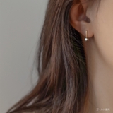 ピアス 金属アレルギー対応 つけっぱなし ダイヤ シンプル 18k 小さめ | Noelmarket | 詳細画像21
