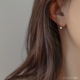 ピアス 金属アレルギー対応 つけっぱなし ダイヤ シンプル 18k 小さめ | Noelmarket | 詳細画像23