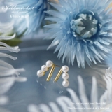 ピアス 金属アレルギー対応 つけっぱなし パール シンプル 18k 小さめ | Noelmarket | 詳細画像1