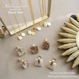 ピアス 金属アレルギー対応 つけっぱなし パール シェル 18k 小さめ | Noelmarket | 詳細画像11