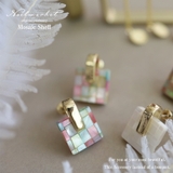 ピアス 金属アレルギー対応 つけっぱなし パール シェル 18k 小さめ | Noelmarket | 詳細画像13