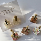 ピアス 金属アレルギー対応 つけっぱなし パール シェル 18k 小さめ | Noelmarket | 詳細画像14