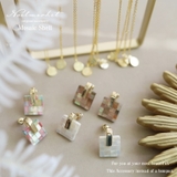 ピアス 金属アレルギー対応 つけっぱなし パール シェル 18k 小さめ | Noelmarket | 詳細画像4