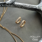 ピアス 金属アレルギー対応 つけっぱなし ダイヤ フープ 18k 小さめ | Noelmarket | 詳細画像2