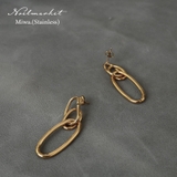 ピアス 金属アレルギー対応 つけっぱなし 大きめ ステンレス 18k シルバー | Noelmarket | 詳細画像4