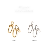 ピアス 金属アレルギー対応 つけっぱなし 大きめ ステンレス 18k シルバー | Noelmarket | 詳細画像9