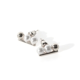 シルバー | ピアス 金属アレルギー対応 つけっぱなし 小ぶり パール 18k シルバー | Noelmarket