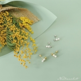 ピアス 金属アレルギー対応 つけっぱなし 小ぶり パール 18k シルバー | Noelmarket | 詳細画像15