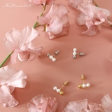 ピアス 金属アレルギー対応 つけっぱなし 小ぶり パール 18k シルバー | Noelmarket | 詳細画像7