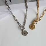 ネックレス コインネックレス 金属アレルギー対応 つけっぱなし ステンレス | Noelmarket | 詳細画像5