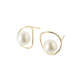 ゴールド | ピアス 金属アレルギー対応 つけっぱなし 18k シルバー パール | Noelmarket