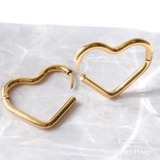 ピアス 金属アレルギー対応 つけっぱなし 18k ハート ステンレス | Noelmarket | 詳細画像3
