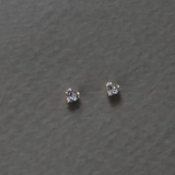 ピアス 金属アレルギー対応 つけっぱなし ハート ダイヤ 18k シルバー | Noelmarket | 詳細画像2 