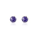 パープル | ピアス ダイヤ 18金 | Noelmarket