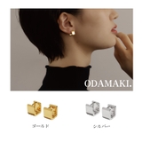 ピアス 金属アレルギー対応 つけっぱなし シンプル 18k 小さめ キューブ | Noelmarket | 詳細画像19 