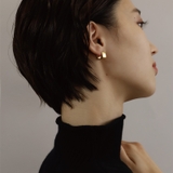 ピアス 金属アレルギー対応 つけっぱなし シンプル 18k 小さめ キューブ | Noelmarket | 詳細画像8 