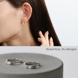 ピアス アレルギー対応 つけっぱなし シルバー925 | Noelmarket | 詳細画像9