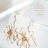 ピアス 金属アレルギー つけっぱなし ハンドメイド 花 フラワー シルバー | Noelmarket | 詳細画像4