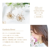 ピアス 金属アレルギー つけっぱなし ハンドメイド 花 フラワー シルバー | Noelmarket | 詳細画像6