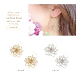 ピアス 金属アレルギー つけっぱなし ハンドメイド 花 フラワー シルバー | Noelmarket | 詳細画像8
