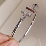 シルバー | デザインバングル ブレスレット レディース | SLENDER