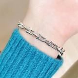 サージカルステンレスUチェーンブレスレット レディース メンズ | SLENDER | 詳細画像15 