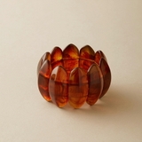 ブラウン | ボリュームデザインブレスレット 存在感抜群 アクセント | SLENDER