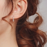 キャッチレスフープピアス ねじりニュアンス レディース | SLENDER | 詳細画像9 