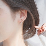 キャッチレスフープピアス ねじりニュアンス レディース | SLENDER | 詳細画像2 