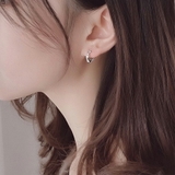 キャッチレスフープピアス ねじりニュアンス レディース | SLENDER | 詳細画像7 