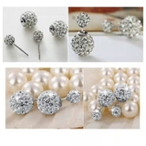 ビジューボールバックキャッチピアス レディース おしゃれ | SLENDER | 詳細画像4 