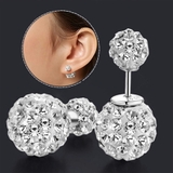 ビジューボールバックキャッチピアス レディース おしゃれ | SLENDER | 詳細画像1 