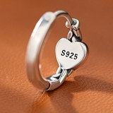 ハートデザインフープピアス レディース SLENDER | SLENDER | 詳細画像3 