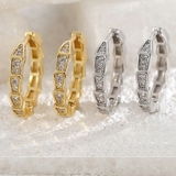 デザインフープピアス レディース   SLENDER スレンダ  ap064 | SLENDER | 詳細画像4 