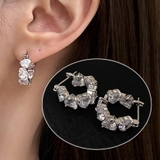 ハートビジュースナップピアス シルバー レディース | SLENDER | 詳細画像1 