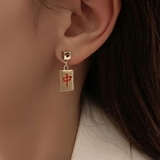 麻雀牌モチーフピアス サイコロ 存在感抜群 | SLENDER | 詳細画像3 