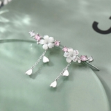 シルバー | 桜フックピアス シルバー さくら | SLENDER