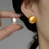 ラウンドボールピアス マットタイプ ワンタッチピアス | SLENDER | 詳細画像1 