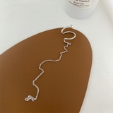 シルバー | 【片耳用】ロングチェーンイヤーカフ 女子会 デート | SLENDER