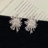 シルバー | キラキラスパークルピアス 花火 雪の結晶 | SLENDER